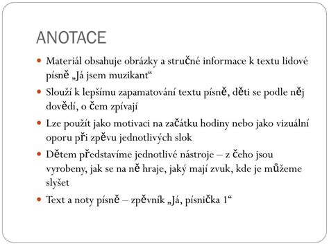 Anotace .